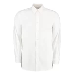 Kustom Kit Mens Workforce Long Sleeve Shirt (2XL) (White)