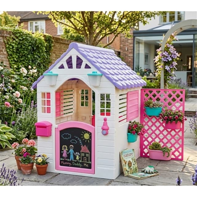 Dolu Deluxe Garden Playhouse Pink unisex One Size