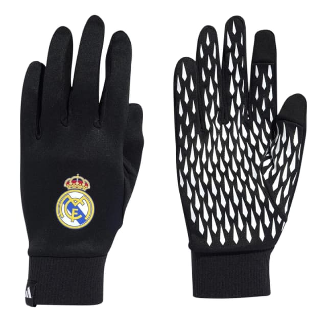 adidas Real Madrid Fieldplayer Gloves Adults Black/White unisex Large