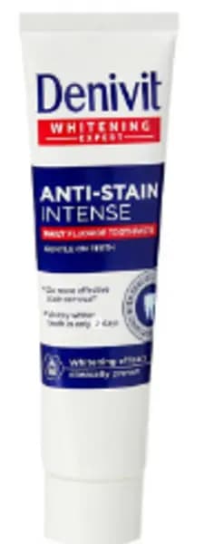 Denivit Whitening Expert Anti-Stain Intense Fluoride Toothpaste 50ml