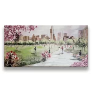 Painted Park Canvas MultiColoured