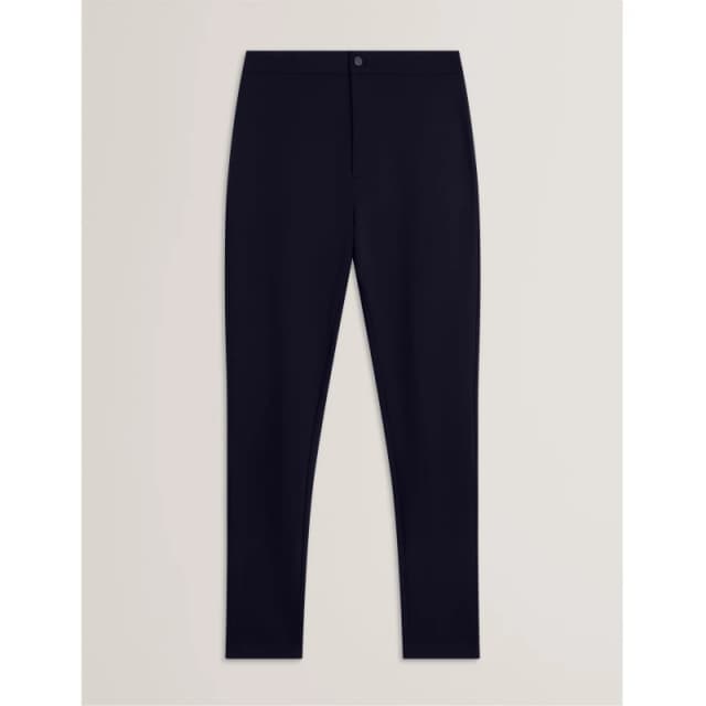 Ted Baker Womens Stretch Slim Fit Trousers Navy female 8 (XS)