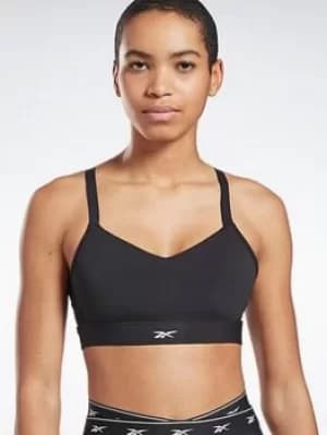 Reebok Lux Strappy Medium-Impact Sports Bra