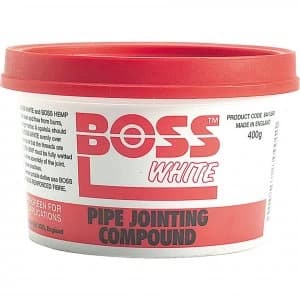 Boss White Pipe Jointing Compound 400g