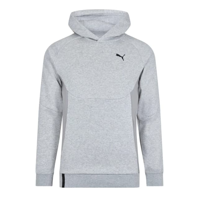 Puma Logo Hoodie Mens - Grey Grey XS