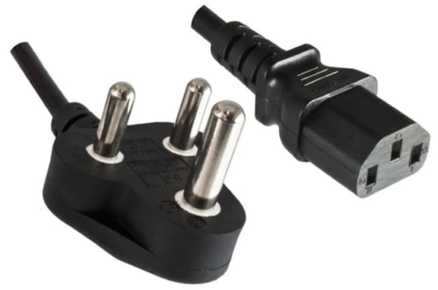 Microconnect PE010418INDIA power cable Black 1.8 m Power plug type D C