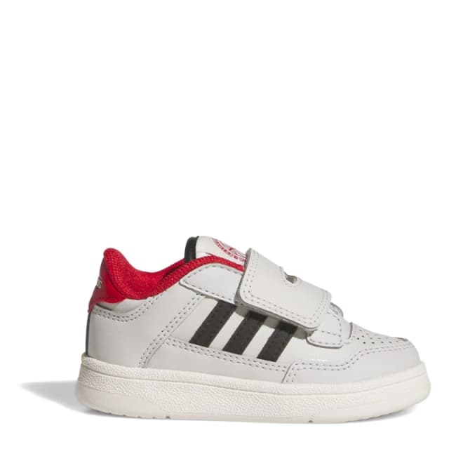 adidas Rapid Court Low Trainers Infants - White White C4