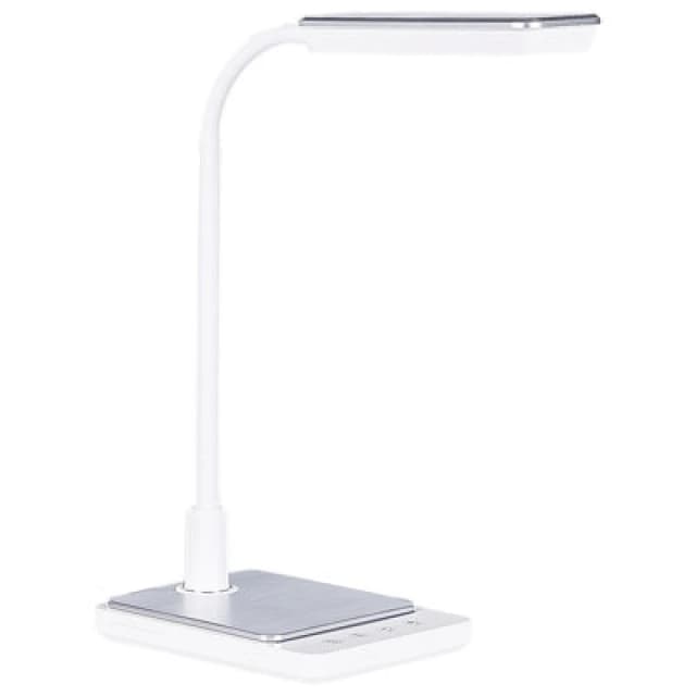 Beliani LED Desk Lamp Centaurus With Dimmer Metal White