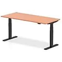 dynamic Ergonomic Desk Air HAS188BBCH Beech 1800 mm x 800 mm x 660 - 1310 mm