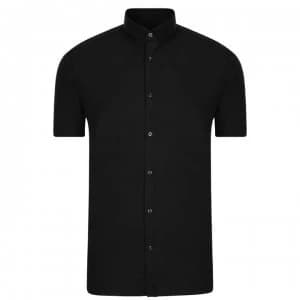 Hugo Boss Empson Short Sleeved Shirt Black Size L Men