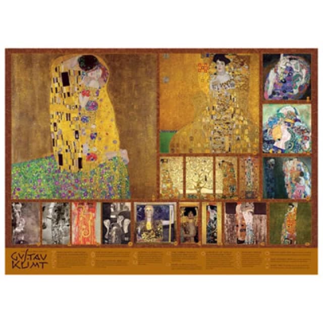 Cheatwell Games The Golden Age of Klimt Jigsaw Puzzle 1000 Pieces Multi