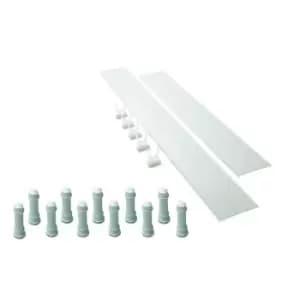 Mira Flight Low 'Easy Plumb' Shower Tray Riser Kit 1700mm White 1.1697.034.WH