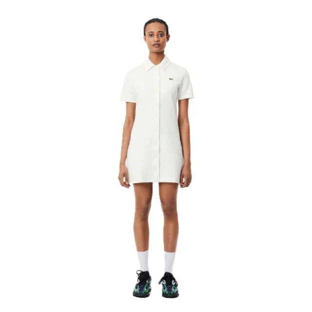 Lacoste Womens Polo Dress Flour female 6 (34)