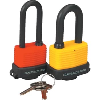 45MM PU Coat Laminated Steel LS Padlock - Red