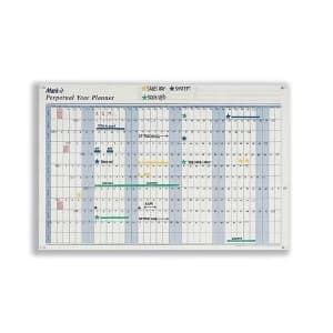 Mark It Perpetual Year Planner White