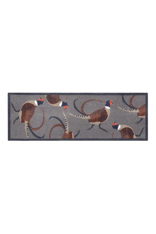 My Mat Washable Nylon Pheasant Indoor Mat Multi