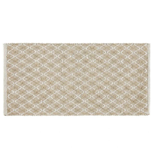 Beliani Rug Akbez Light Beige 50 X 80 Cm Jute