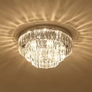 HOMCOM Ceiling Light B31-063 300 mm 400 mm 400 mm Silver