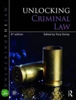 Unlocking criminal law by Tony Storey