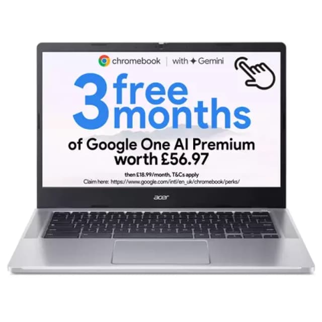 Acer 14" Chromebook 314 CB314-4HT - Silver
