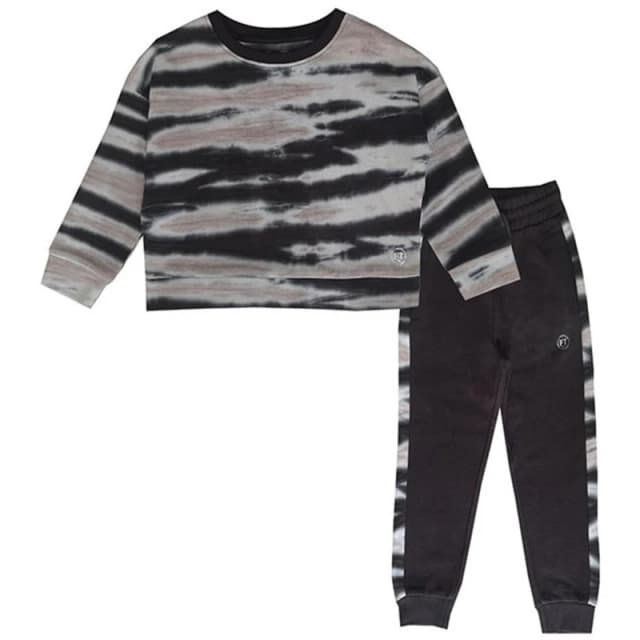 Firetrap Crew 2 Piece Set Infant Girls - Black 2 - 3 Years