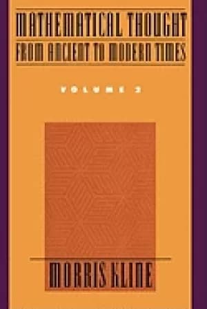 mathematical thought from ancient to modern times vol 2