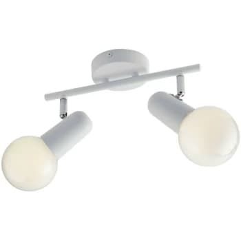 Fan Europe Punto - Twin Ceiling Spotlight, White, E27