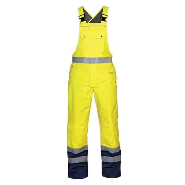 Utting Hydrowear Utting SNS High Visibility Waterproof Bib and Brace Saturn Yellow/Navy Blue 3XL HYD072260SYN3XL