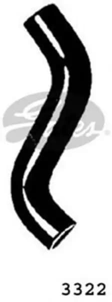 Curved Radiator Hose 250mm X 33 Gates 3322