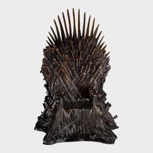 Noble Collection Game of Thrones The Iron Throne Bronze Deluxe Statue 14"