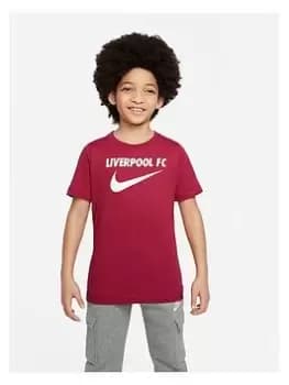Nike Liverpool Junior 22/23 Swoosh Club Tee - Red, Size M