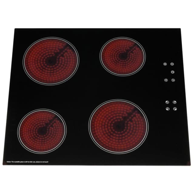 SIA 60cm 4 Zone Touch Control Electric Ceramic Hob - CERH60BL Black