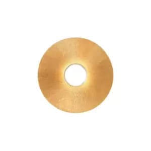 Circle Lifestyle Metal Surface Mounted Ceiling Light - Sun Gold Finish, 1x GX53