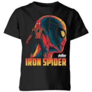 Avengers Iron Spider Kids T-Shirt - Black - 11-12 Years