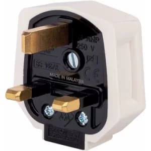 MK PF133WHI Duraplug 13A Fused White