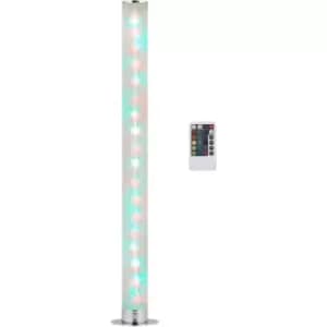 HOMCOM RGB Floor Lamps LED Corner Lamp with Remote Control Mood Lighting - Clear