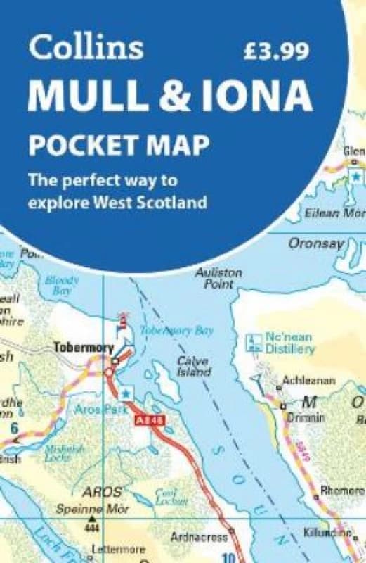 Mull and Iona Pocket Map. By Collins Maps Books
