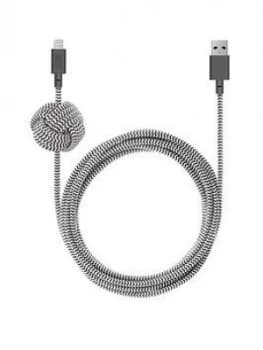 Native Union Nu Night Cable USB A To USB C -- Zebra