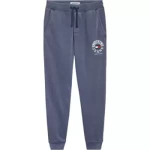 Tommy Jeans Timeless Circle Logo Joggers - Blue