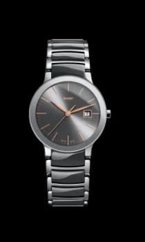 Rado Centrix Womens watch - Water-resistant 3 bar (30 m), Stainless steel, grey
