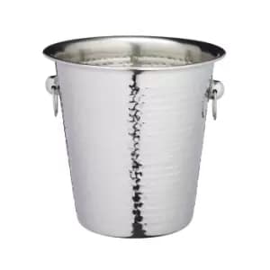 BarCraft Hammered Champagne Bucket Silver