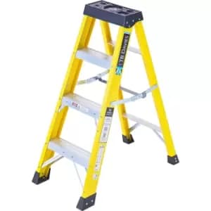 TB Davies Fibreglass Swingback Step Ladder 4 Tread SWH 1.8m