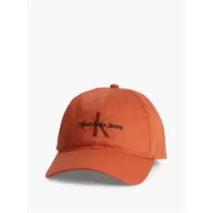 Calvin Klein Jeans Monogram Embroidered Cap - Brown