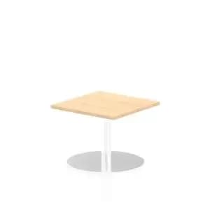 Italia Poseur Table Square 600600 Top 475 High Maple