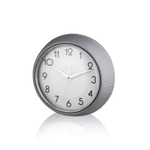 Swan Retro Clock - Grey