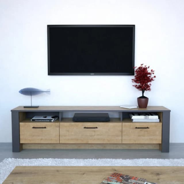 Decorotika Manhattan TV Stand For Tvs Up To 78"