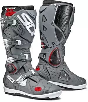 Sidi Crossfire 2 SRS Motocross Boots Black Grey
