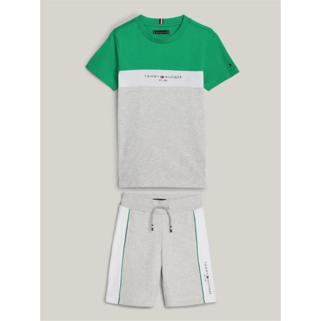 Tommy Hilfiger Colour Block Set Juniors - Green Green One Size