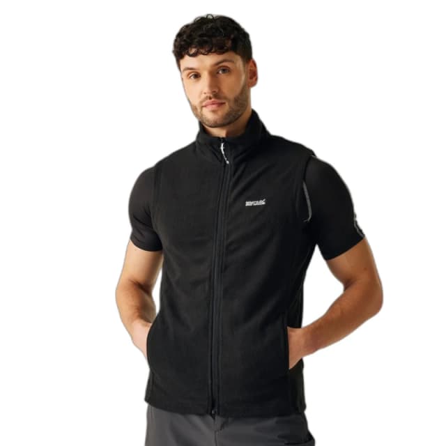 Regatta Tobias Fleece Gilet Black 5XL