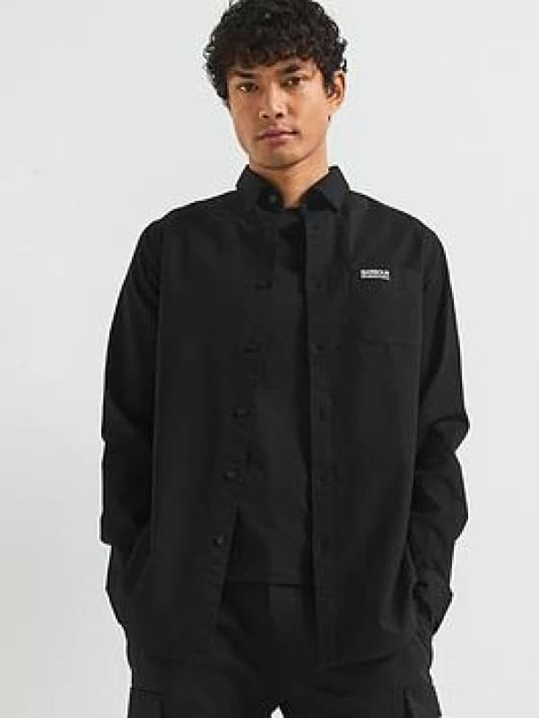 Barbour International Kinetic Tailored Shirt - Black 2XL